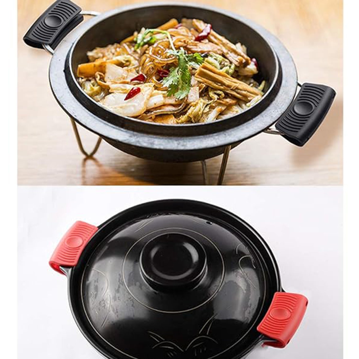 Premium Silicone Heat Resistant Pot Handle Cover For Cookware (1 Pc) - Shop Gharse