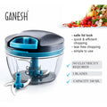 8106 Ganesh Wonder Chopper Grey (470ml) - Shop Gharse