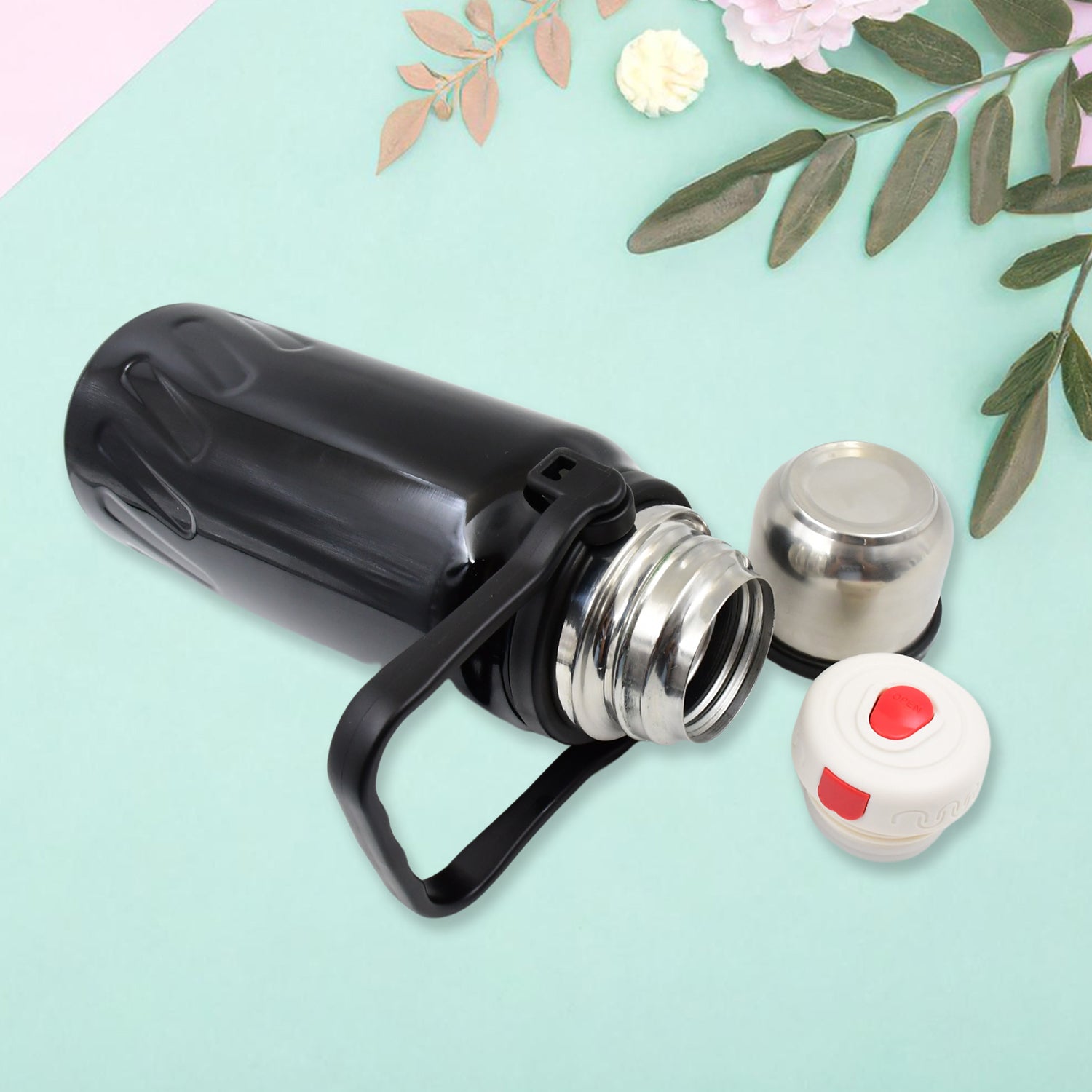 Stainless Steel Water Bottle Vacuum Insulated Cup  Bottle (1200 Ml) - Shop Gharse