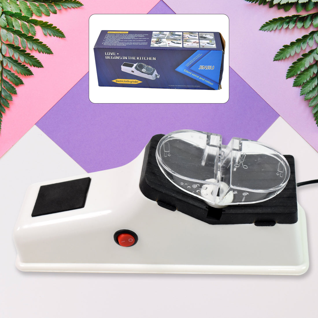 Electric Knives Sharpener Usb Powered Multi-function (1 Pc) - Shop Gharse