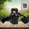 Thermos Steel Bottle Push Button  Fashion Cup Temperature Display Bottle (420 Ml) - Shop Gharse