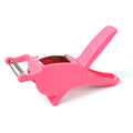 Plastic 2 In 1 Vegetable  Fruit Multi Cutter 5 Blade Vegetable Cutter With Peeler (1 Pc  Multicolor) - Shop Gharse
