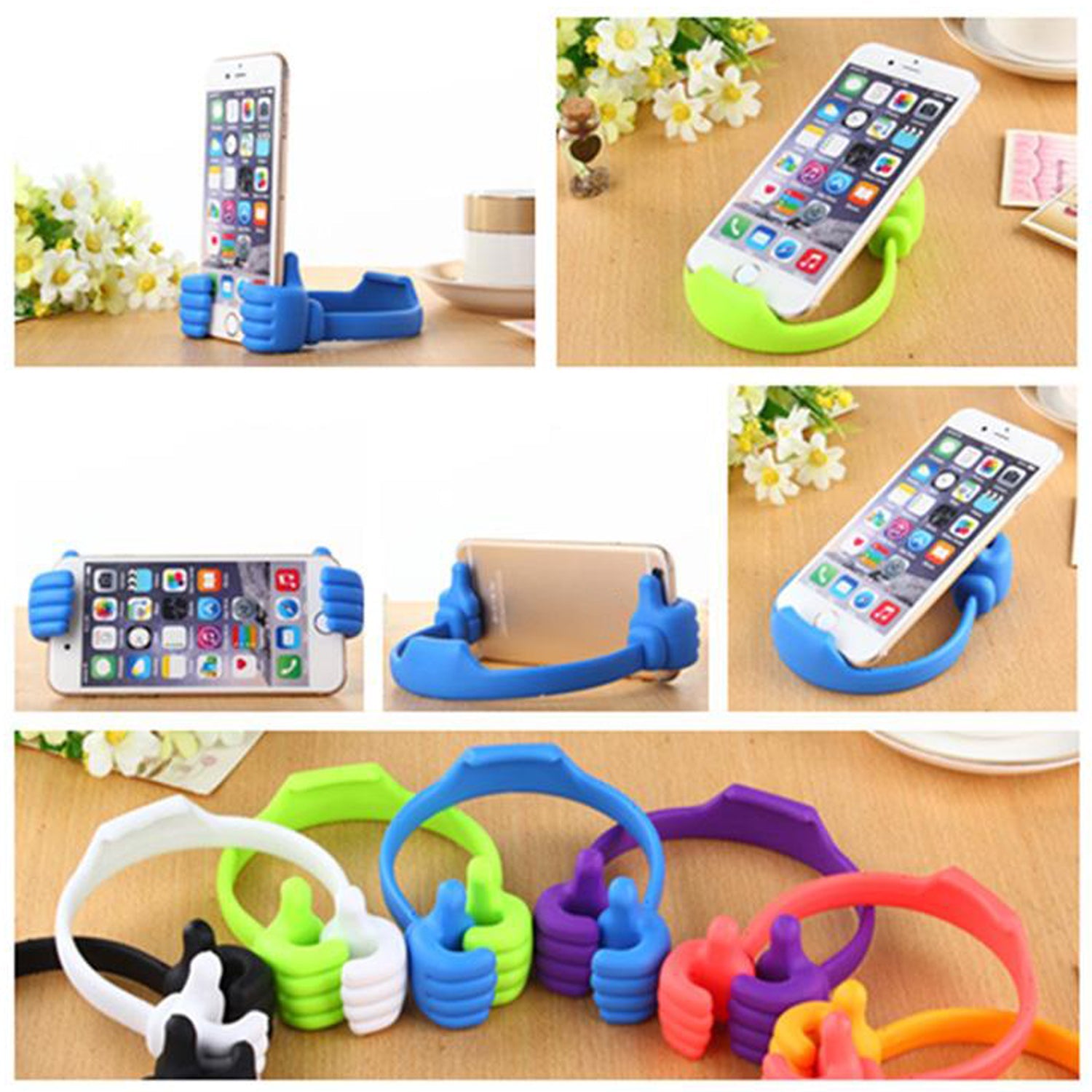 12845 Hand Shape Mobile Stand Used In All Kinds Of Places Including Household And Offices As A Mobile Supporting Stand (1 Pc  With Color Box) - Shop Gharse