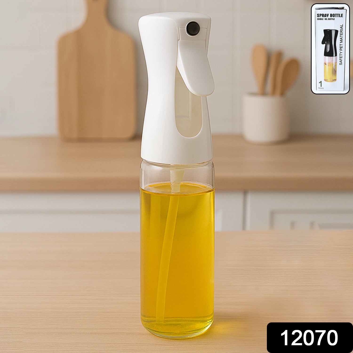 Plastic Oil Spray Bottle - Versatile Kitchen Gadgets (250 Ml Approx  With White Box) - Shop Gharse