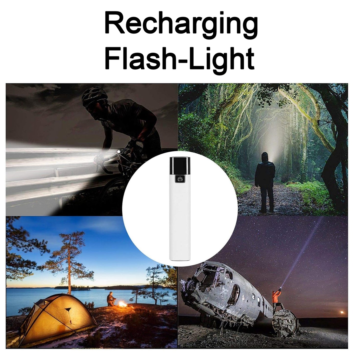 Rechargeable Led Flashlight - Shop Gharse