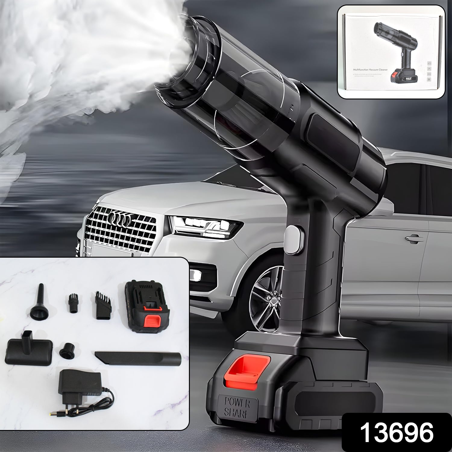 Multifunction 240v Wireless Handheld Vacuum Cleaner (1 Set) - Shop Gharse
