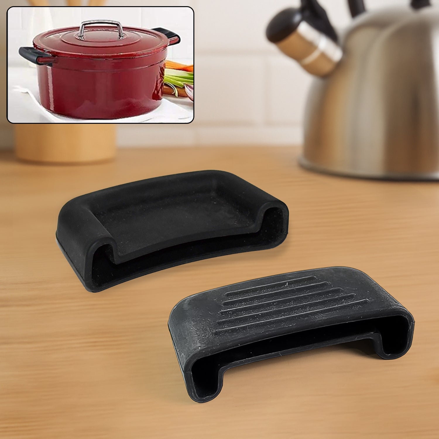 Premium Silicone Heat Resistant Pot Handle Cover For Cookware (1 Pc) - Shop Gharse