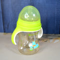 Plastic Baby Feeding Bottle With Handles Straw (300 Ml  1 Pc) - Shop Gharse