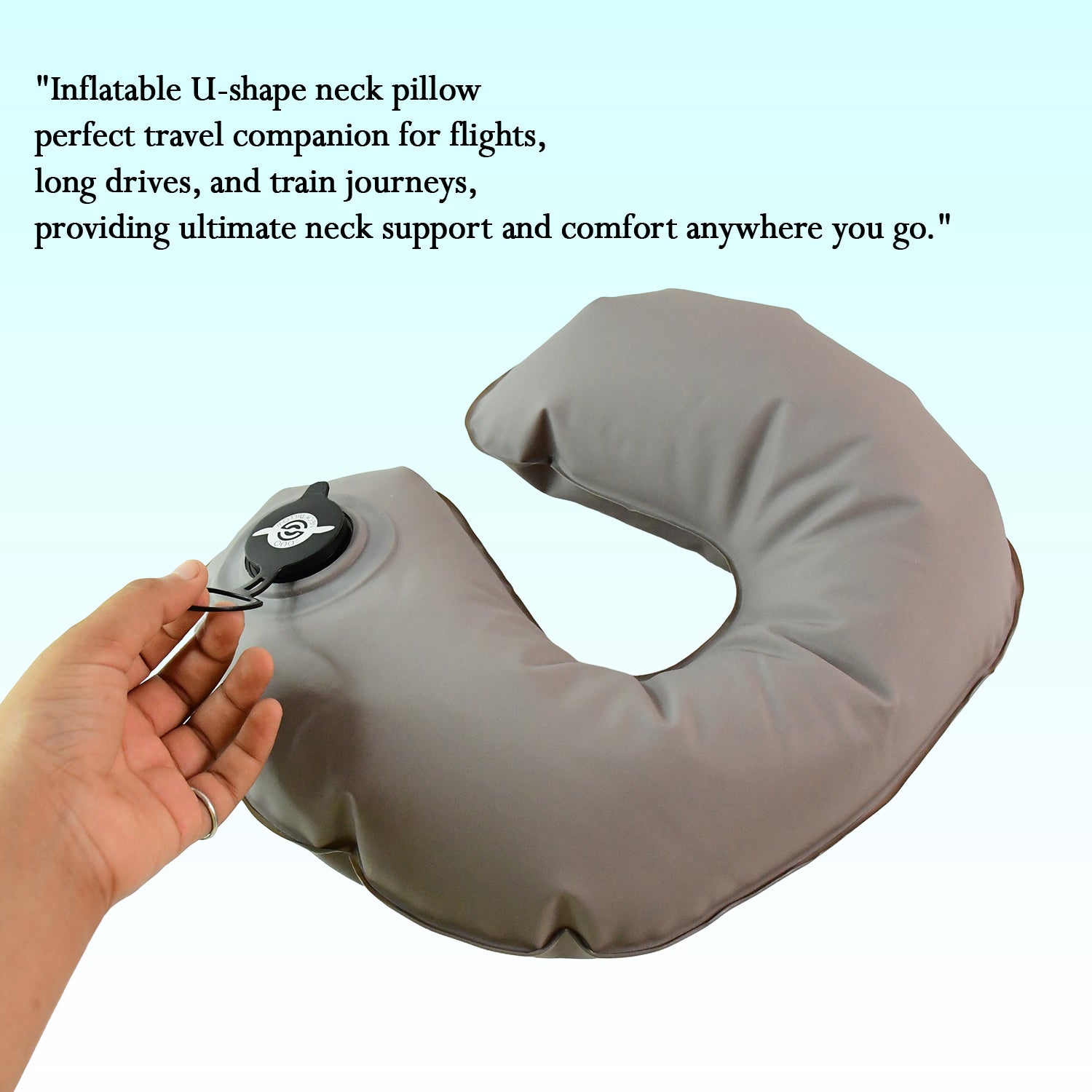 Premium Quality Inflatable Travel Neck Pillow (1 Pc) - Shop Gharse