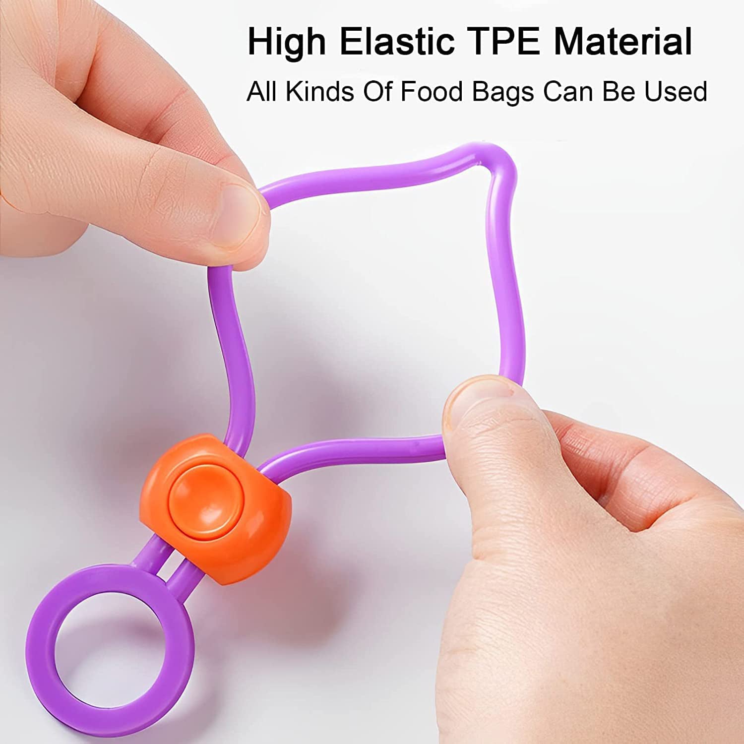 17570 Bag Clips Food Clips Multi-purpose Sealer Reusable Cable Ties Cord Organizer Bag Clips Food Clips For Home Kitchen Office (1 Pc) - Shop Gharse