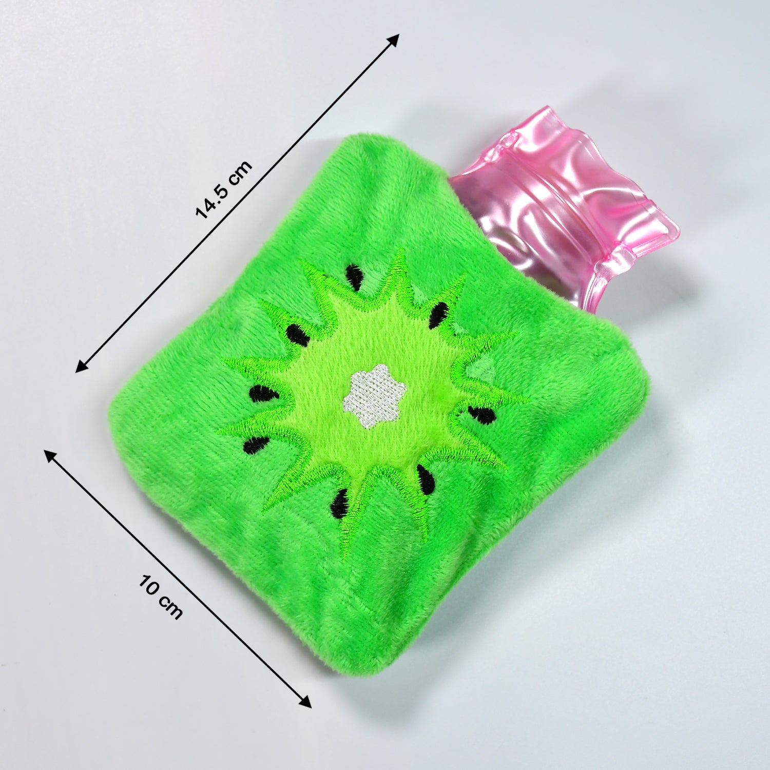 6521 Green Sun Small Hot Water Bag With Cover For Pain Relief Neck Shoulder Pain And Hand Feet Warmer Menstrual Cramps. - Shop Gharse
