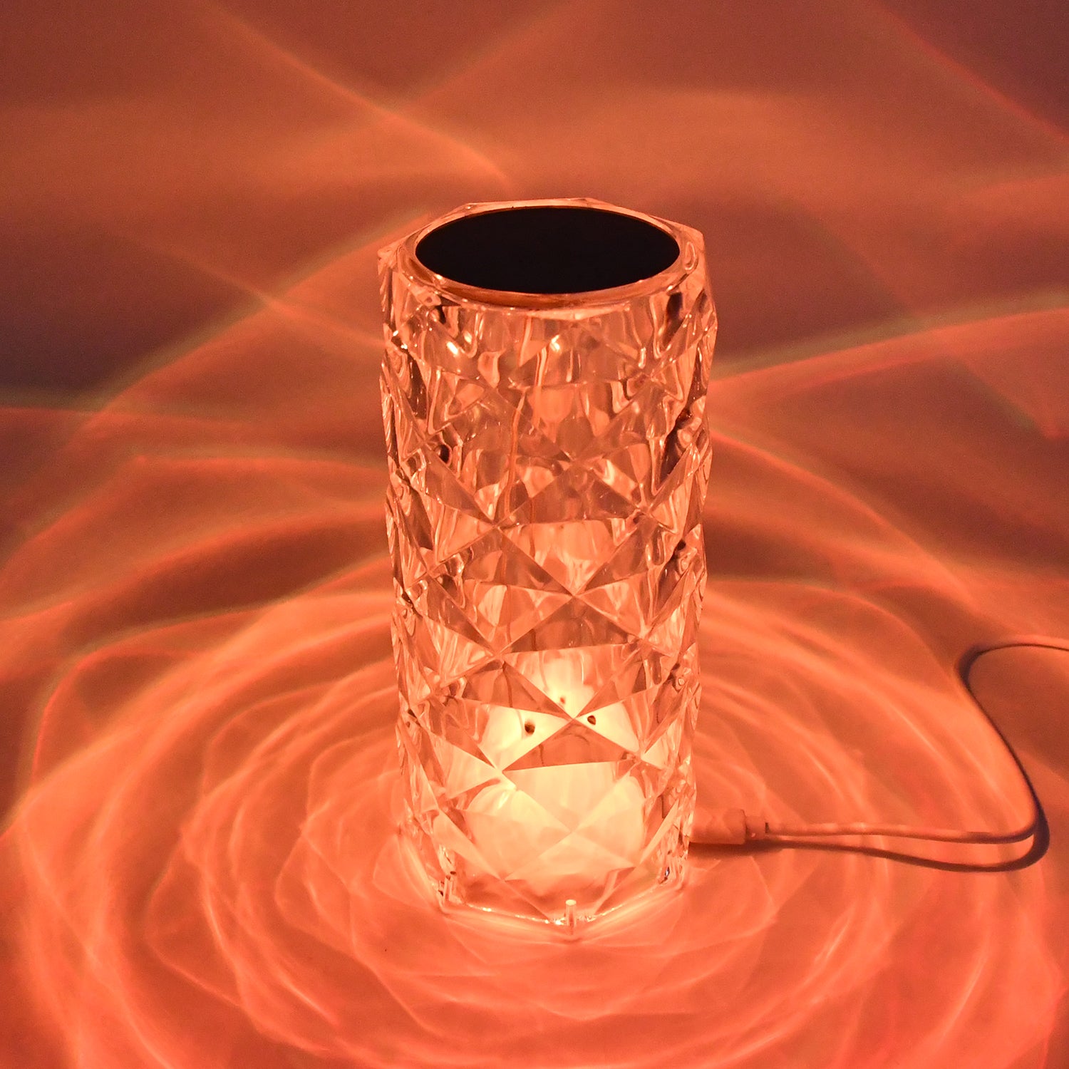 Crystal Led Touch Table Lamp With Remote Control - Shop Gharse