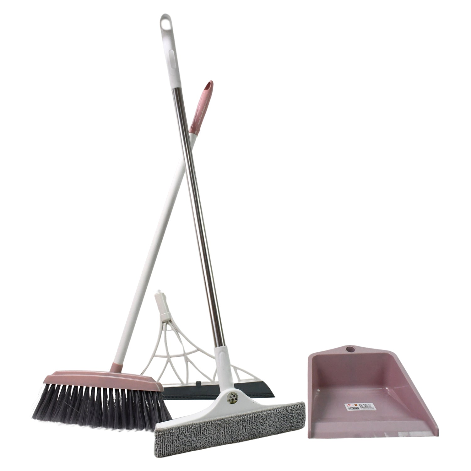 Dustpan Kitchen Wiper Window Cleaning Squeegee Tool  Broom Brush (4 Pcs Combo) - Shop Gharse