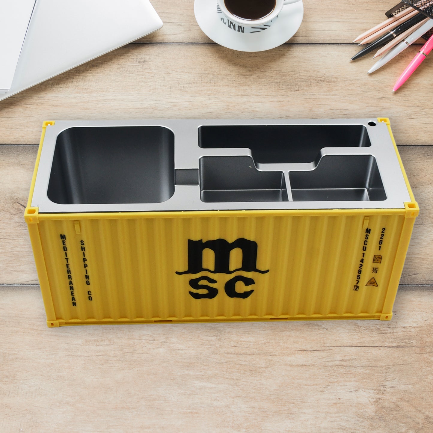Shipping Container Pen Holder Shipping Container Model Pen Name Cardholder Simulated Container Model For Business Gift - Shop Gharse