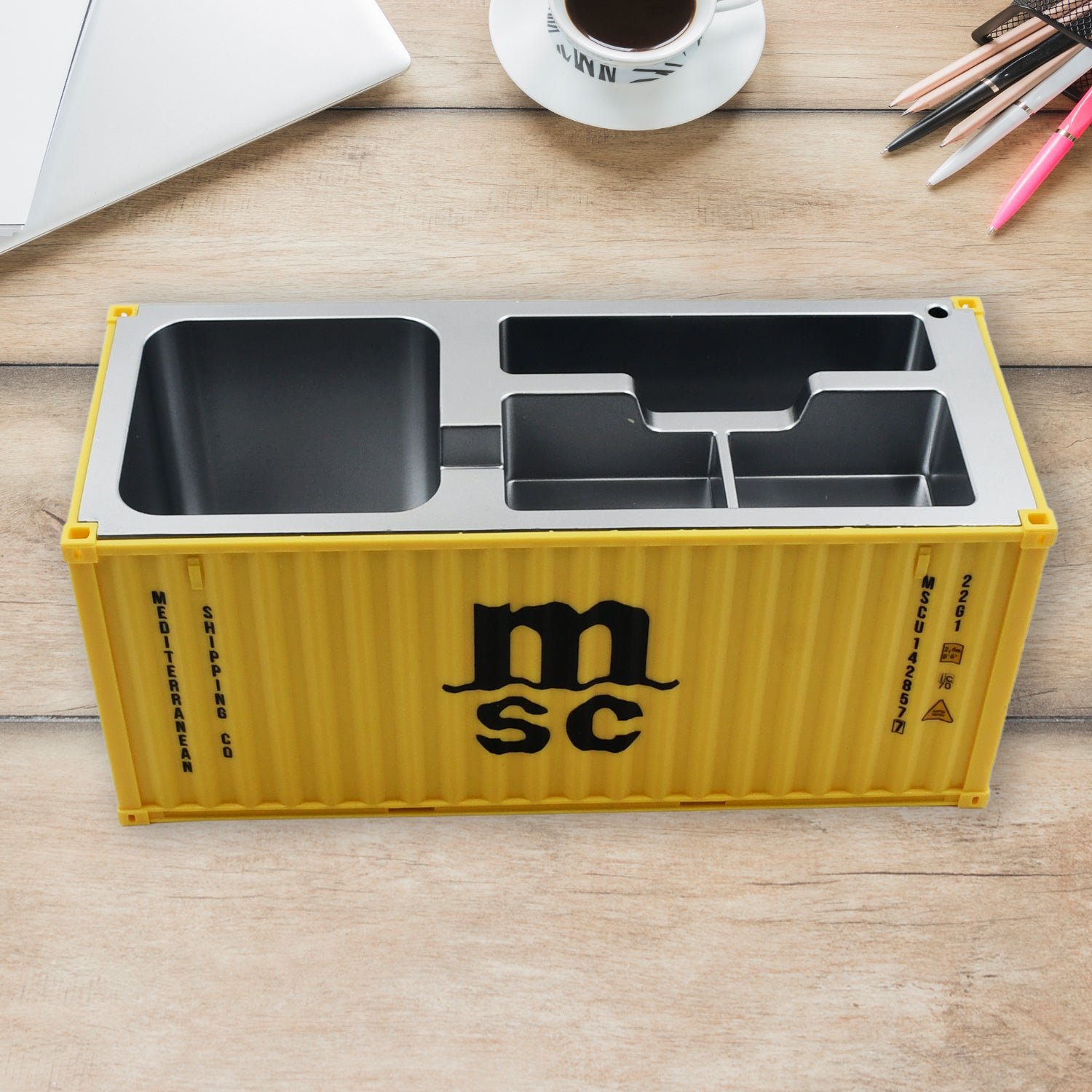 Shipping Container Pen Holder Shipping Container Model Pen Name Cardholder Simulated Container Model For Business Gift - Shop Gharse