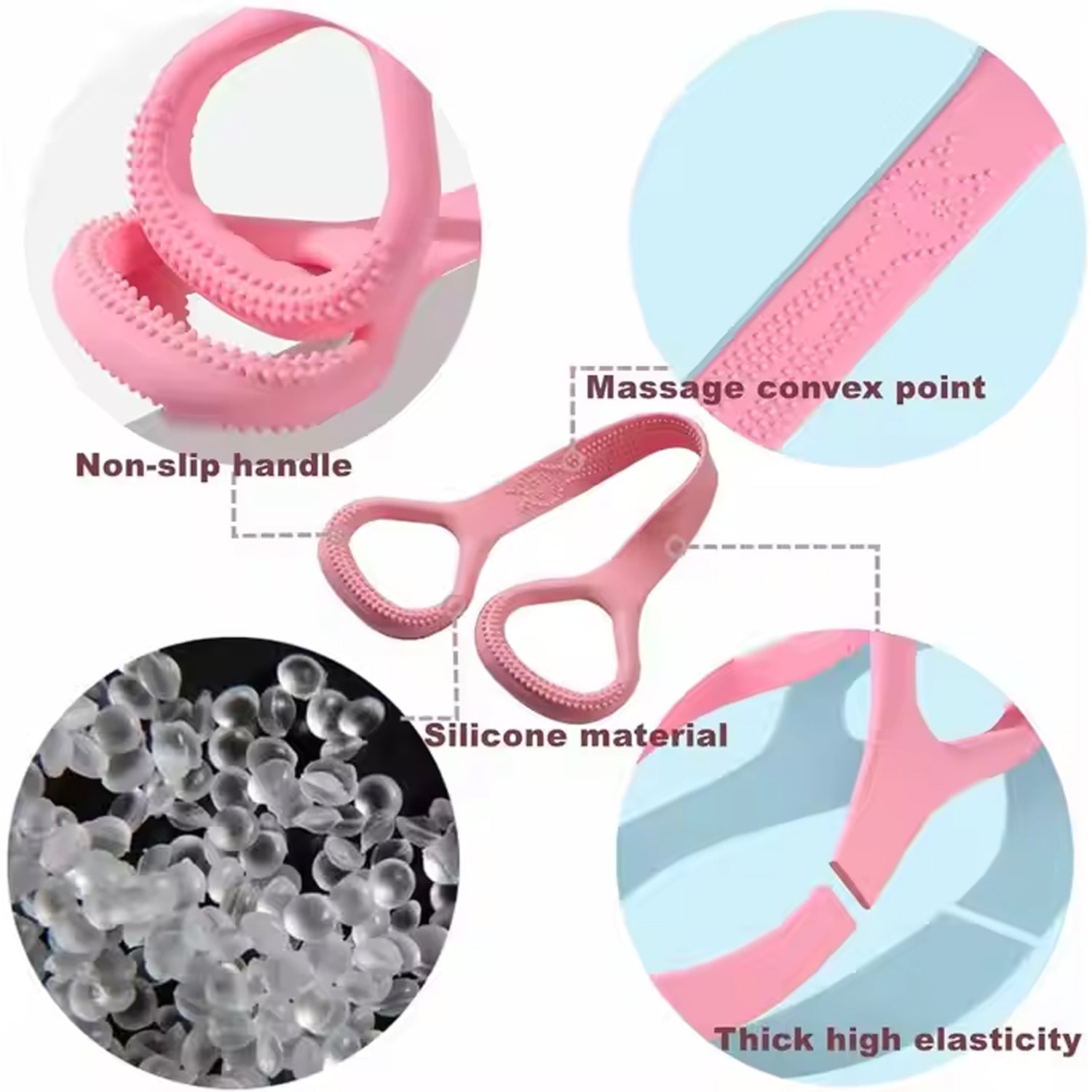 Silicone Resistance Bands Fitness Elastic Stretch (1 Pc) - Shop Gharse