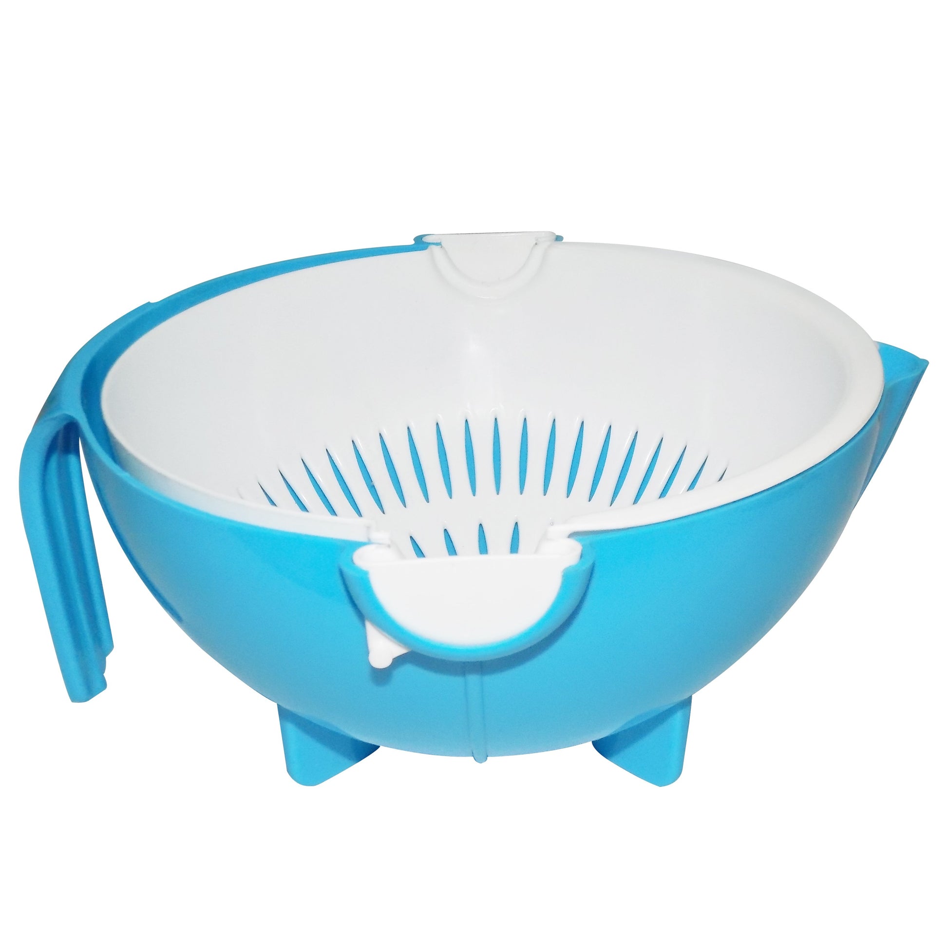 1093 Multi-functional Washing Fruits And Vegetables Bowl  Strainer With Handle - Shop Gharse