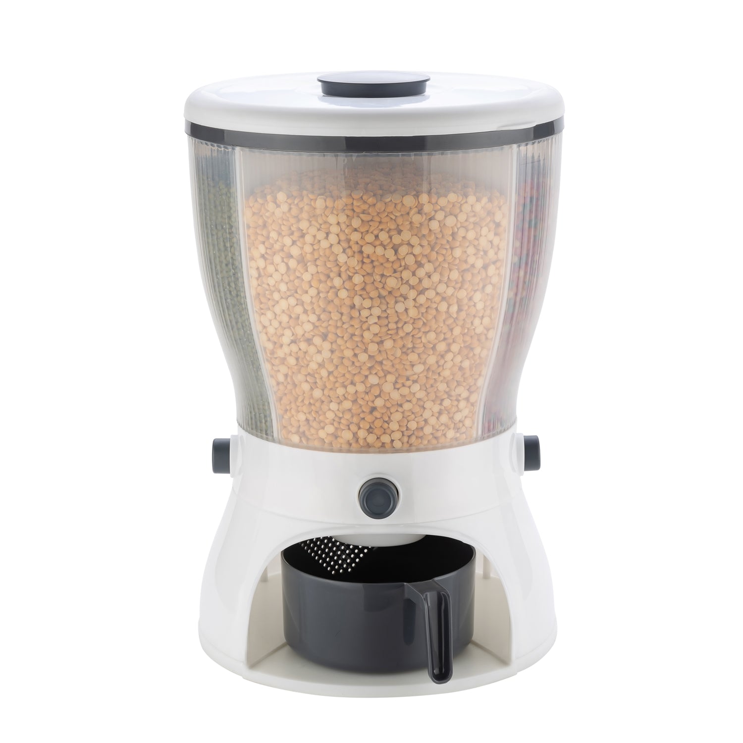 0127 4in1 Rice Dispenser Grain Storage Container Household Cereal Dispenser - Shop Gharse