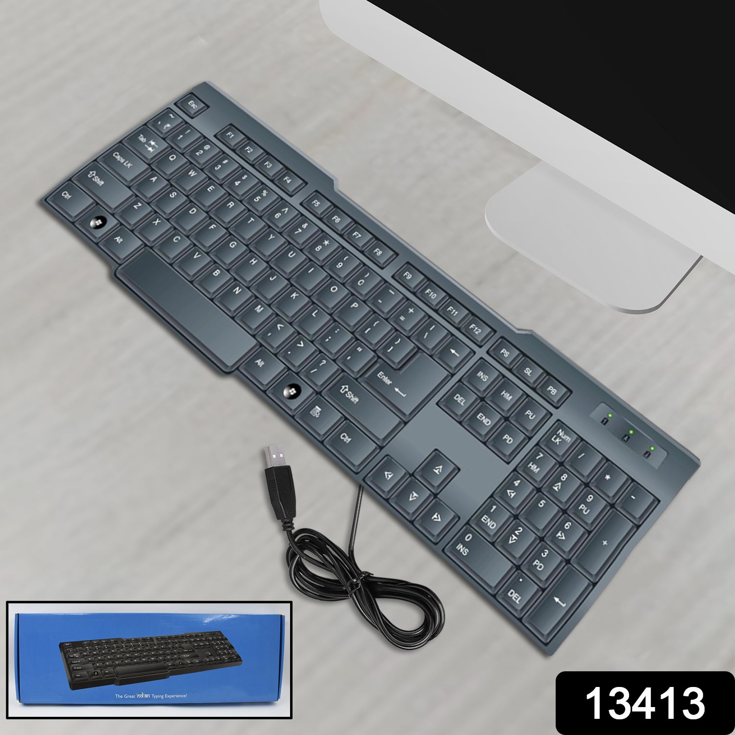 Wired Usb Keyboard 104 Keys (1 Pc) - Shop Gharse