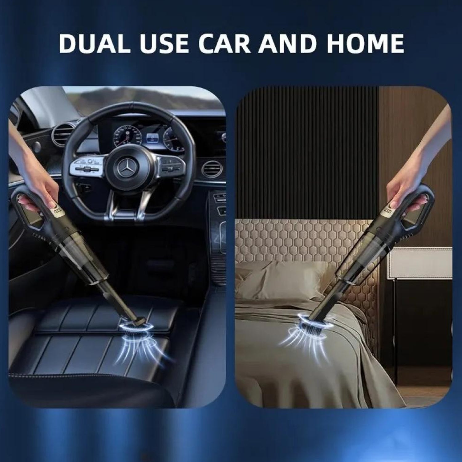 Wireless Handheld Car Vacuum Cleaner 2 In1 Dust Buster (1 Set) - Shop Gharse