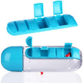 12911 Pill  Vitamin Bottle Water Bottle Multi Functional Use For Traveling  Outdoor Use Water Bottle Travelling Kit Summer Special Bottle (600 Ml   Mix Color ) - Shop Gharse