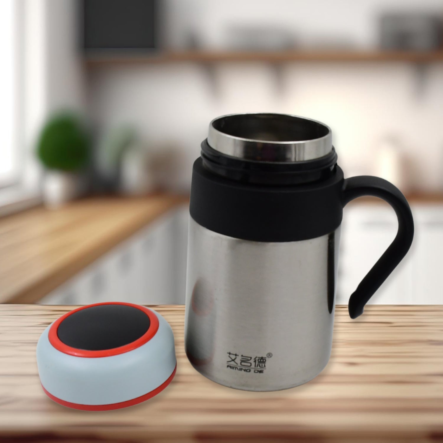 Stainless Steel Mug  Bottle Vacuum Insulated Cup With Handle  Small Cup (420 Ml) - Shop Gharse
