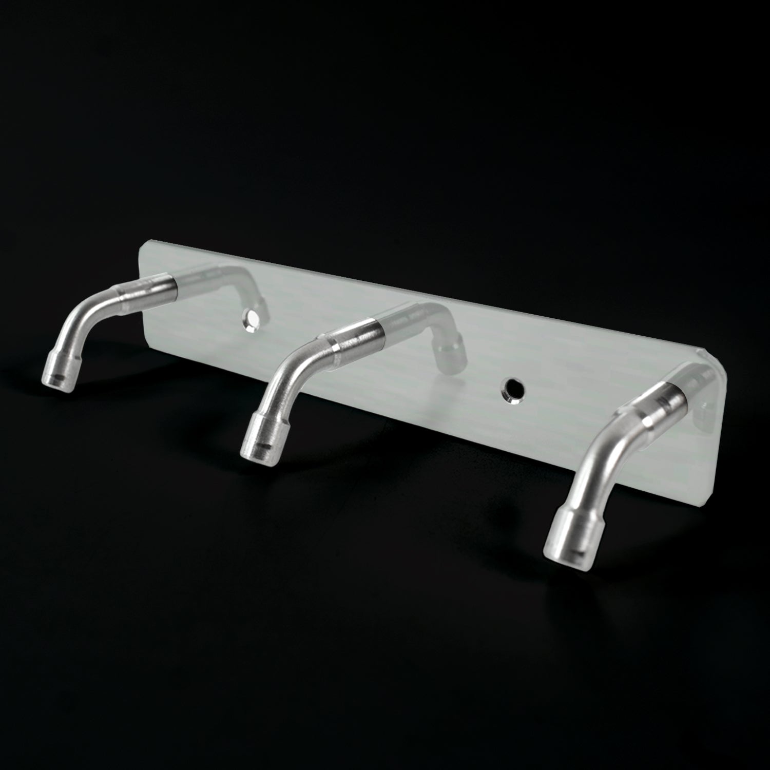 Stainless Steel Wall Mounted Coat 3 Hook Rack (14x3  1 Pc) - Shop Gharse