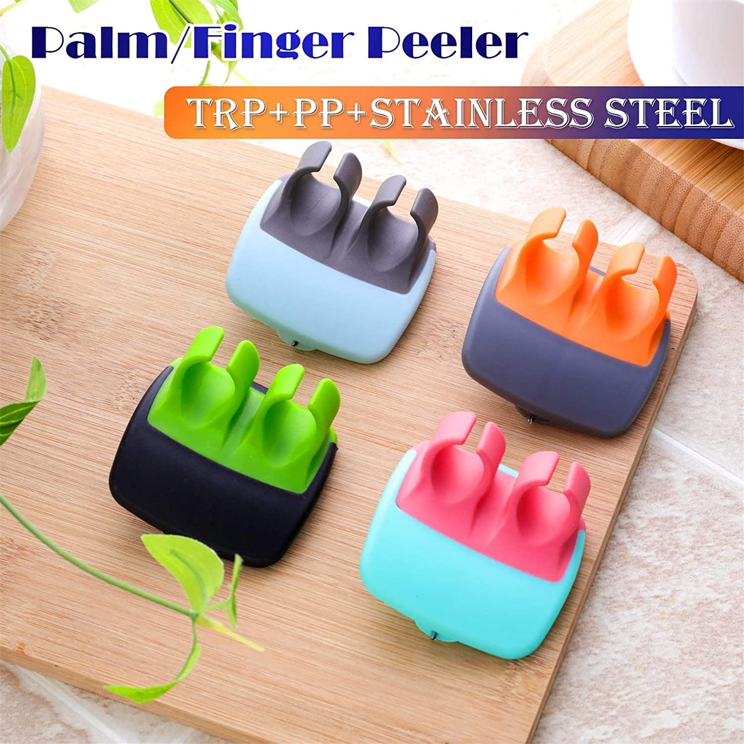 2262 Hand Palm Peeler Fruit Hand Vegetable Peeler Potato With Rubber Finger Grip Kitchen Cooking Tool Cucumber - Shop Gharse