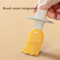 2 In 1 Oil Dispenser Bottle With Silicone Basting Brush (1 Set) - Shop Gharse