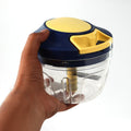 0089 Chopper With 4 Blades For Effortlessly Chopping Vegetables And Fruits For Your Kitchen (650ml) - Shop Gharse