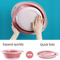 2940 Multi-purpose Portable Collapsible Folding Tub With Hanging Hole  Save Storage Space Also Use For Multi Use - Shop Gharse