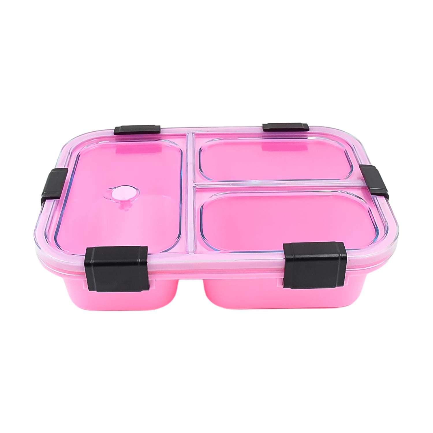Plastic 3 Compartment Insulated Lunch Box Lunch Box (1 Pc) - Shop Gharse