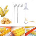 1 Set Potato Spiral Cutter Potato Twister (4 Spits) - Shop Gharse