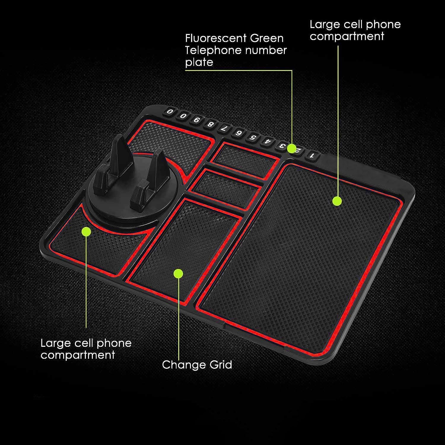 Car Dashboard Mat  Mobile Phone Holder Mount - Shop Gharse