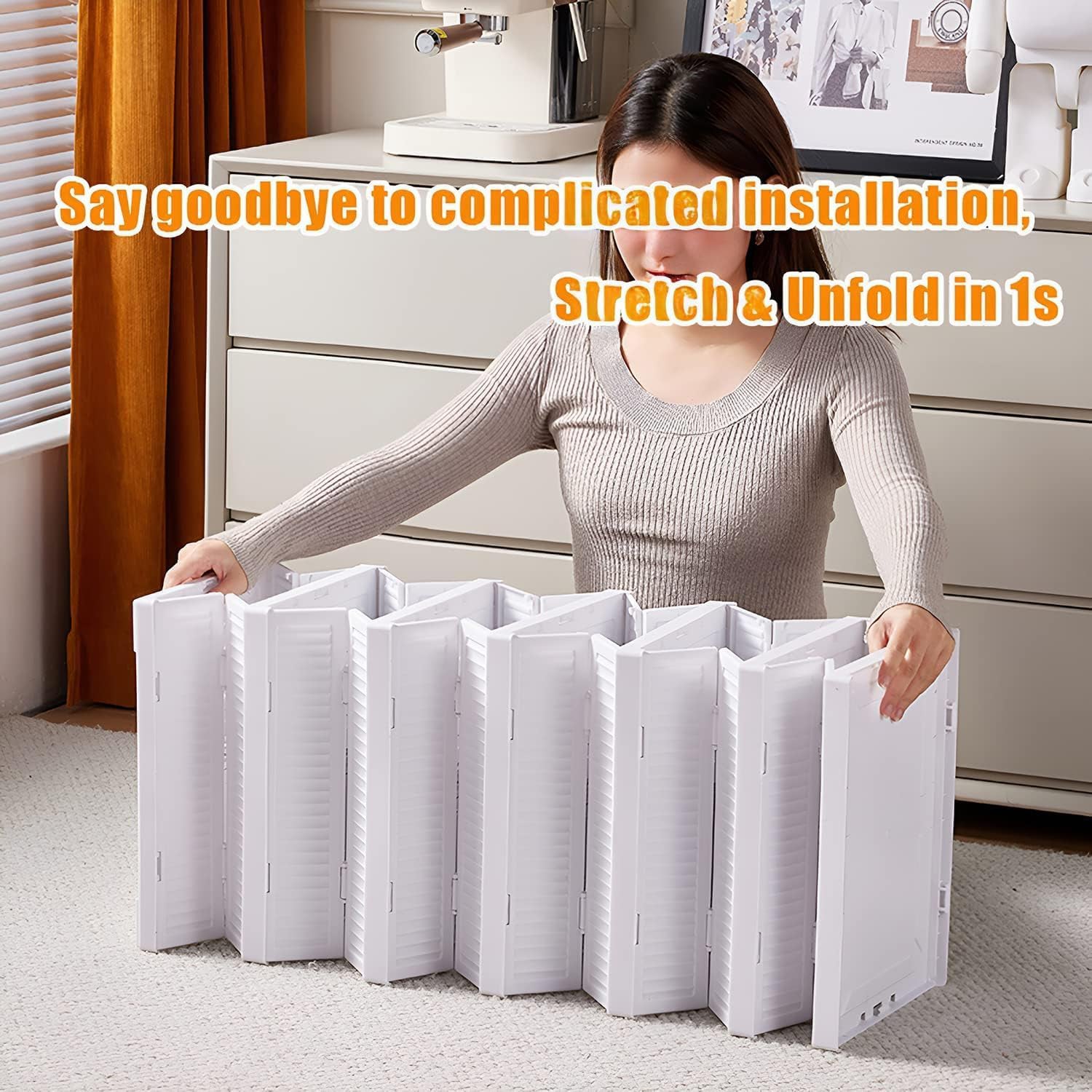 Stackable Multifunctional Storage For Clothes Foldable Drawer Shelf Basket Utility Cart Rack Storage Organizer Cart For Kitchen Pantry Closet Bedroom Bathroom Laundry (6  Layer 1 Pc) - Shop Gharse