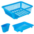 0658 Plastic Sink Dish Drainer Drying Rack (With Brown Box) - Shop Gharse