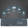 Wired Usb Keyboard 104 Keys (1 Pc) - Shop Gharse