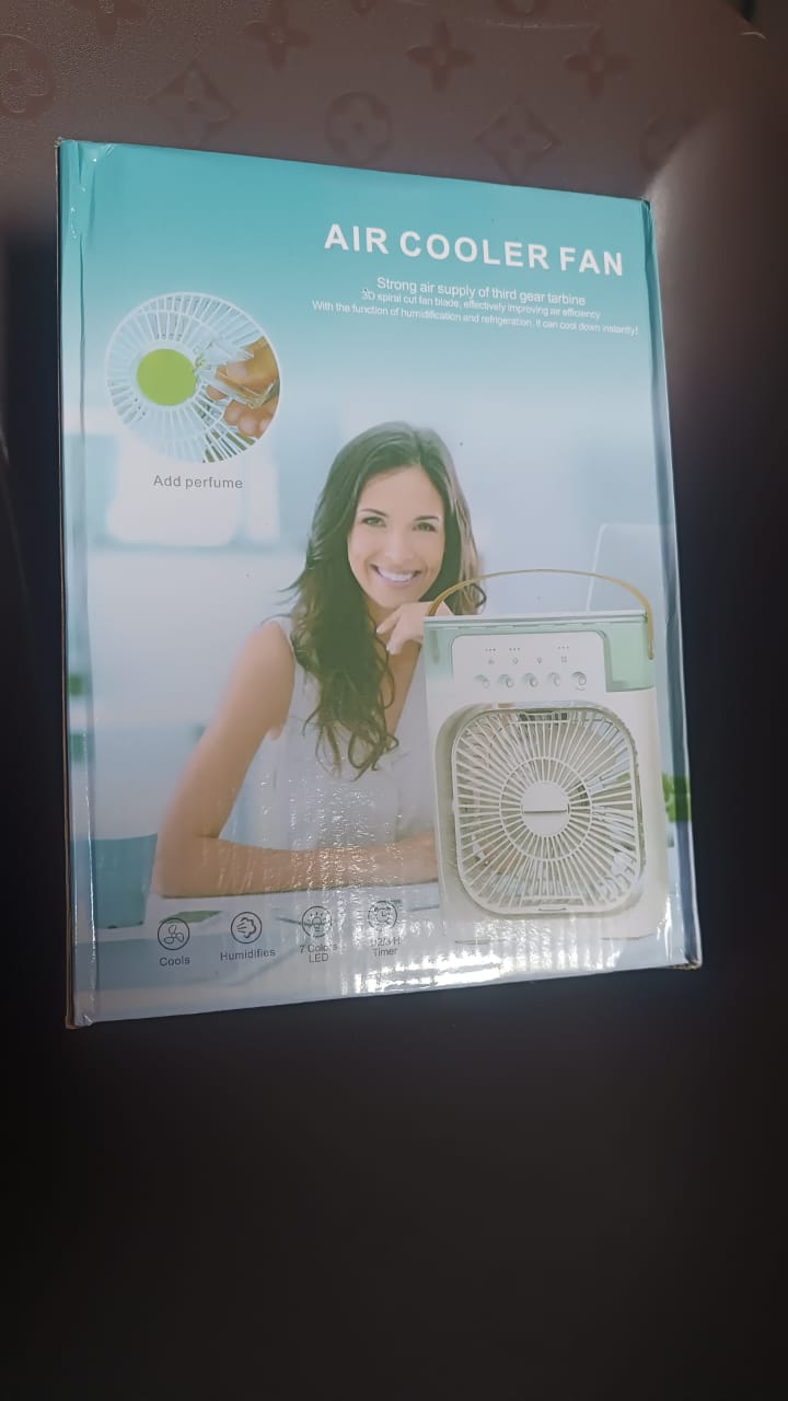 Portable Air Conditioner Fan 7 Color Changing Light (Big  1 Pc) - Shop Gharse
