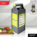 Steel And Plastic 4 In 1 Vegetable  Fruit Slicer Grater  Slicer (1 Pc) - Shop Gharse