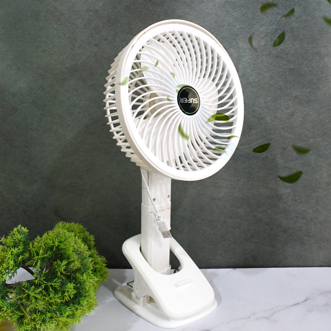 Multifunctional Usb Desk Fan Clipped Fan (1 Pc  With Brown Box) - Shop Gharse