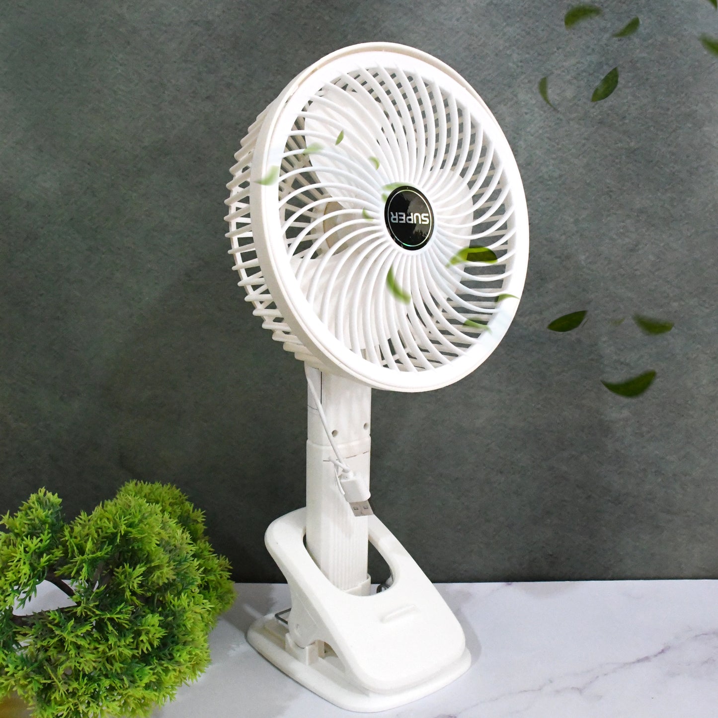 Multifunctional Usb Desk Fan Clipped Fan (1 Pc  With Brown Box) - Shop Gharse
