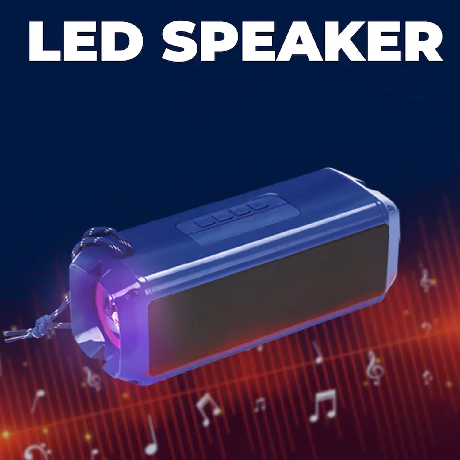 Portable Wireless Rechargeable Speaker Bluetooth Speaker (1 Pc) - Shop Gharse