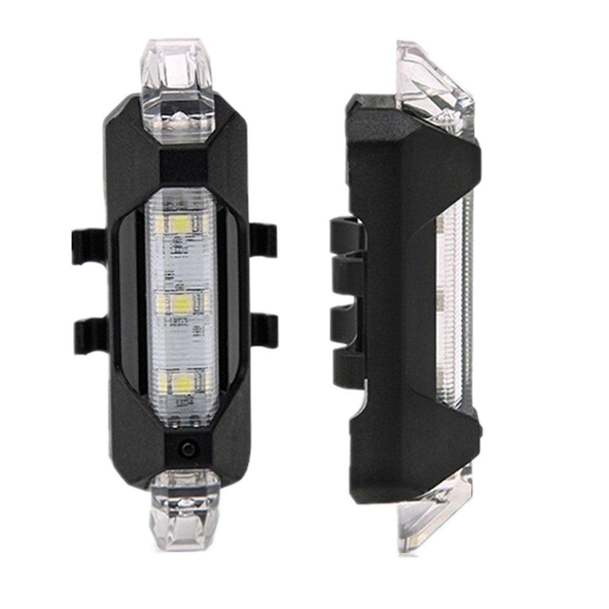 1560 Rechargeable Bicycle Front Waterproof Led Light (White) - Shop Gharse