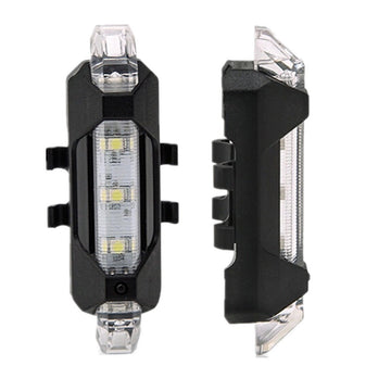 1560 Rechargeable Bicycle Front Waterproof Led Light (White) - Shop Gharse