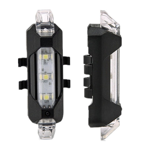 1560 Rechargeable Bicycle Front Waterproof Led Light (White) - Shop Gharse