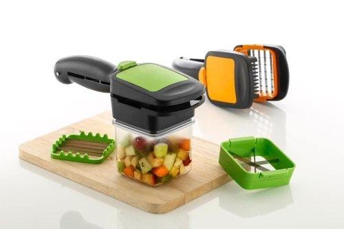 2152 Premium Vegetable Dicer Multi Chopper Set 5 In 1 Cutting Blades - Shop Gharse