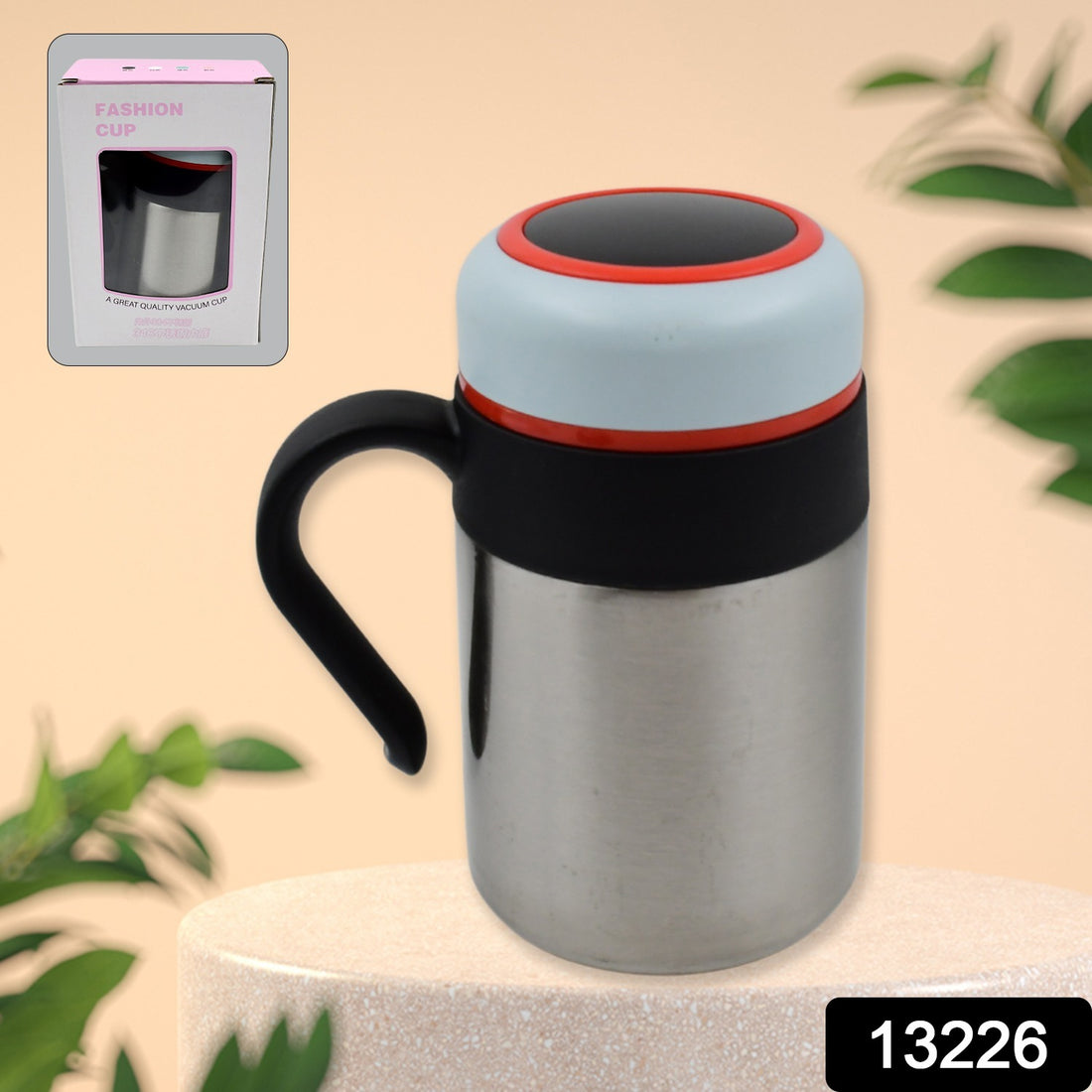 Stainless Steel Mug  Bottle Vacuum Insulated Cup With Handle  Small Cup (420 Ml) - Shop Gharse
