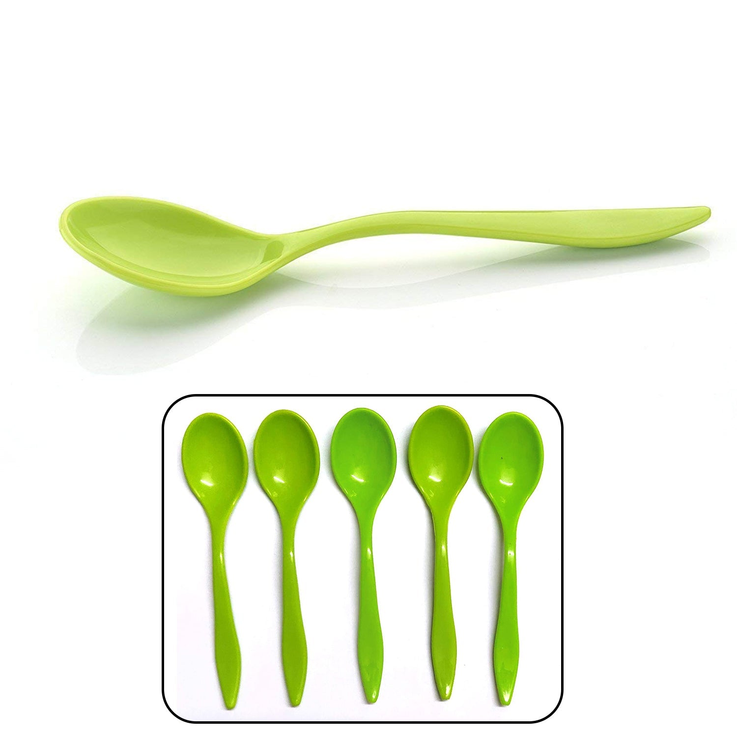 0112a Fancy Spoon Used While Eating And Serving Food Stuffs Etc. - Shop Gharse