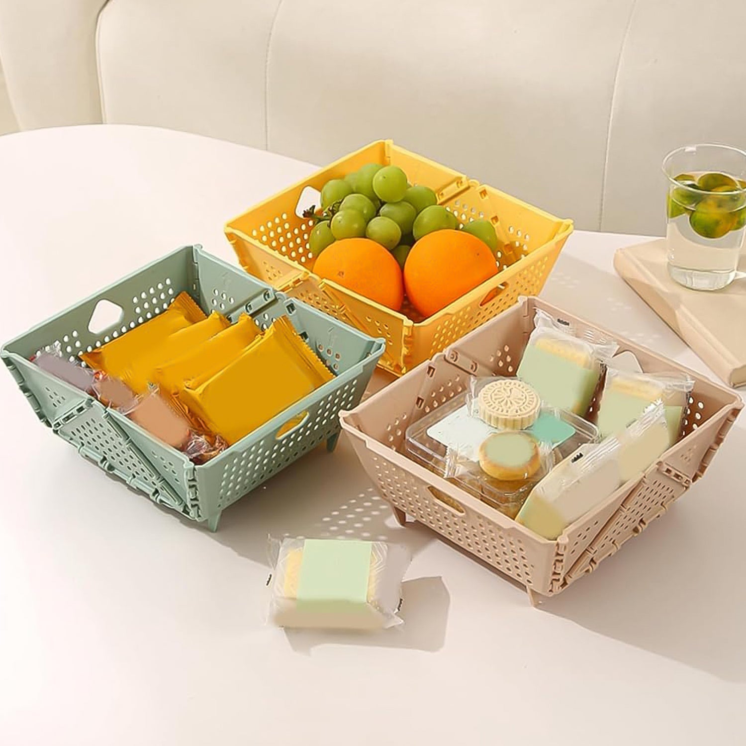 Storage Basket Box With Holes Ventilated Design (2320 Cm  1 Pc) - Shop Gharse