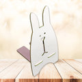 Wooden Cute Lovely Rabbit Design Mobile Stand (1 Pc) - Shop Gharse